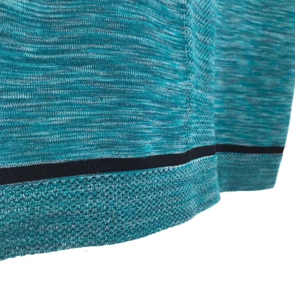 NIKE Tech Flyknit Perforated Short Sleeve Shirt Top S